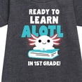 thumbnail image 2 of Instant Message - Learn Alotl In 1st Grade Graphic Short Sleeve Fleece Dress, 2 of 5