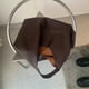thumbnail image 4 of Bolso de asas de cuero PU Sonducket grande y elegante color café, 4 of 6
