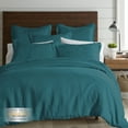 thumbnail image 3 of Levtex Home - 100% French Flax Linen - Standard Sham - French Flax Washed Linen - Teal Blue - Sham Size (26 x 20in.), 3 of 3