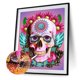 thumbnail image 2 of Kits de pintura de diamantes de bricolaje Calavera colorida Taladro cuadrado completo Imagen de diamantes de imitación Likrtyny Arte deco, 2 of 8