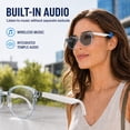 thumbnail image 4 of GenXenon Smart Bluetooth Sunglasses for Men Women,Audio Glasses with Photochromic Lenses,Open-Ear Speakers,Hands-Free Calls Music,UV Protection for Travel Work, 4 of 9