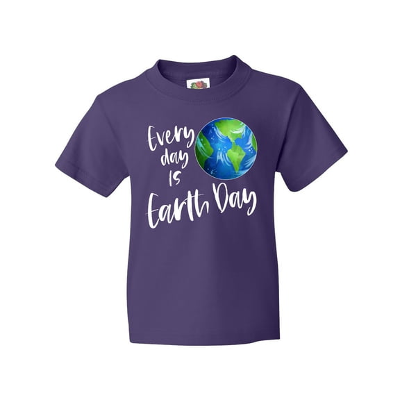 Inktastic Every Day is Earth Day Youth T-Shirt