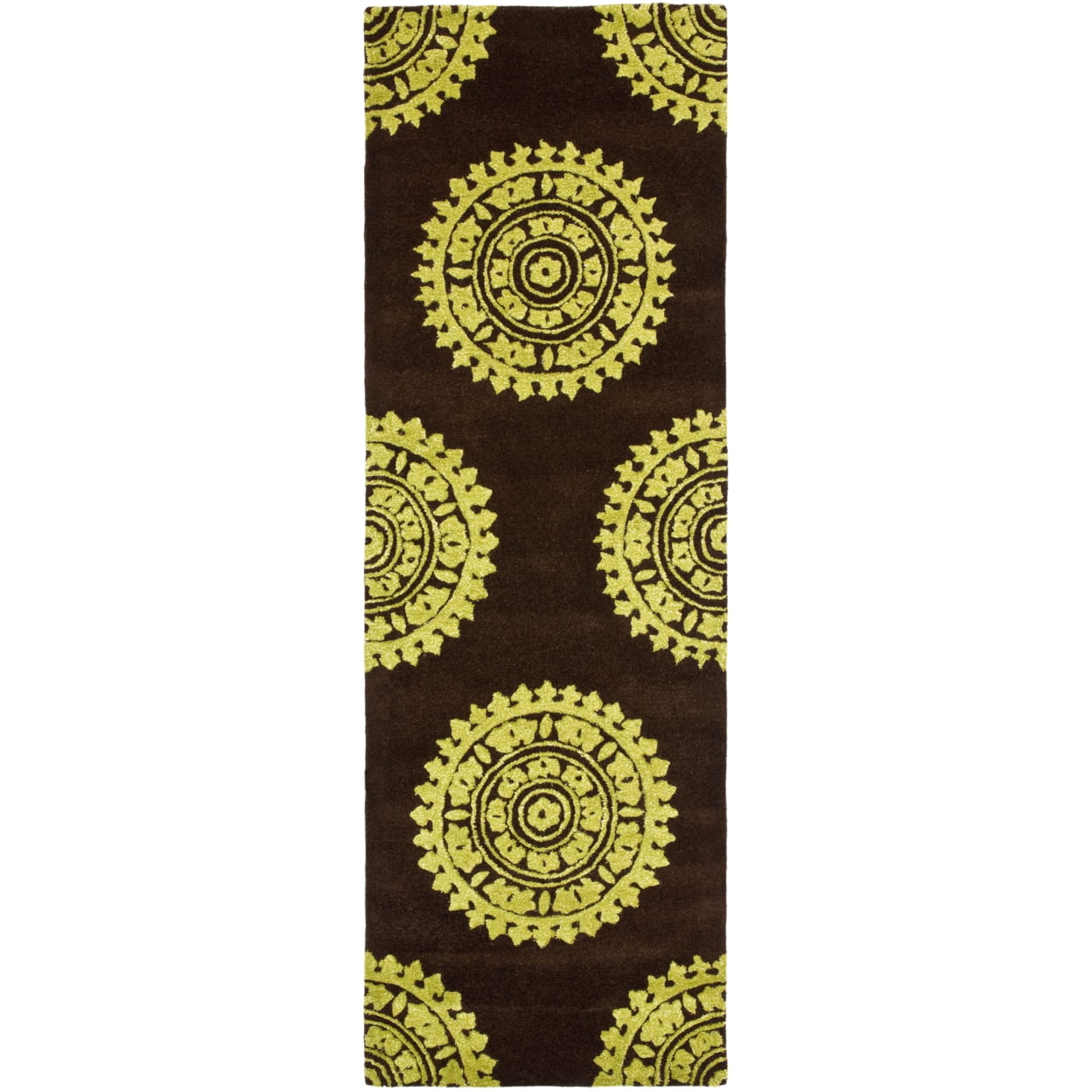 Safavieh SOH732B Soho Brown / Green