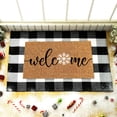 thumbnail image 2 of Juego de felpudos Duraaamo Winter Coir Outdoor Snowflake Christmas, 2 of 6