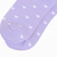 thumbnail image 5 of Women's Ankle Socks with Allover Heart Print and Soft Ribbed Cuff Trim - Multicolored-4, 5 of 7