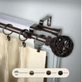 thumbnail image 4 of Matthias 13/16" Double Bay Window curtain rod Adjustable 20"-36", 38"-72" - Cocoa,(ABay-88-7D), 4 of 4
