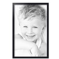 thumbnail image 2 of ArtToFrames 14" x 22" Contemporary Black Picture Frame, 14x22 inch Black Wood Poster Frame (WOM-4730),  Pack, 2 of 7