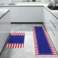 thumbnail image 3 of Kitchen Mats for Floor, 4th of July Independence Day American Flag Patriotic Stars and Stripes Kitchen Rugs, Kitchen Organization Anti-Fatigue Kitchen Mat, Kitchen Decor Runner Rug Standing Desk Mats, 3 of 6