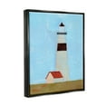 thumbnail image 2 of Stupell Industries Lighthouse Daytime Blue Sky Rural Grass Scene Painting Jet Black Floating Framed Canvas Print Wall Art, Design by Jacob Green, 2 of 5