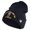 Navy, variant on U.S. Army 86th Infantry Brigade Combat Team Logo Embroidered 12 Inch Solid Knit Cuff Long Beanie Made in USA - Navy OSFM
