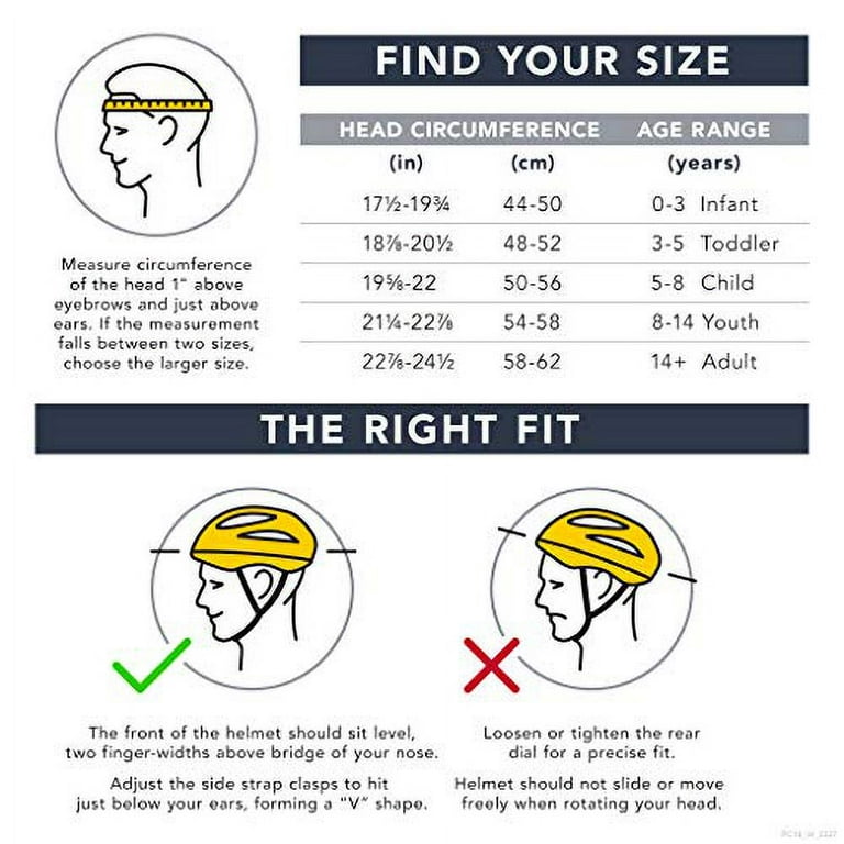 Schwinn infant helmet size sales