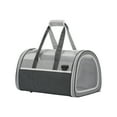 thumbnail image 2 of HongHeng Cat, Carrier for Small Mediums Puppies up to 15 Lbs, Soft Sided, Collapsible Travel Puppy Carrier, 2 of 6