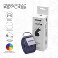 thumbnail image 5 of RDX Sangle de Yoga 8 Pieds avec Boucle en D, Ceintures Réglables en Polyester Coton Durable pour s'Étirer P, F18, 5 of 5