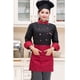 thumbnail image 2 of COCINERO CHAQUETA CHEFS NEGRO UNISEX X / XL / XXL / Sunnimix Uniforme de chaqueta para hombre, 2 of 8