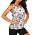 thumbnail image 2 of Fotbe Vintage Butterflies Womens Loose Fit Casual Flowy Slim-Fit Tank Tops Athletic Round Neck Trendy Sleeveless Summer Tops for Gym and Yoga-XX-Large, 2 of 9
