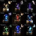 thumbnail image 2 of Bola de cristal de Pokémon 3D, Pikachu, Gengar, Mew, Mewtwo, figuritas, Base de lámpara, Pokeball 3D, bola de cristal de Pokémon, decoración de dormitorio, regalo1169, 2 of 5