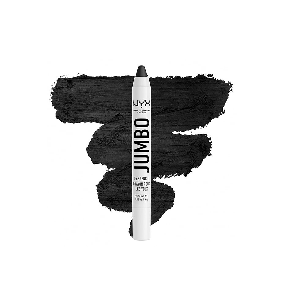 NYX MAKEUP Jumbo Eye Pencil, Eyeshadow & Eyeliner Pencil Black Bean