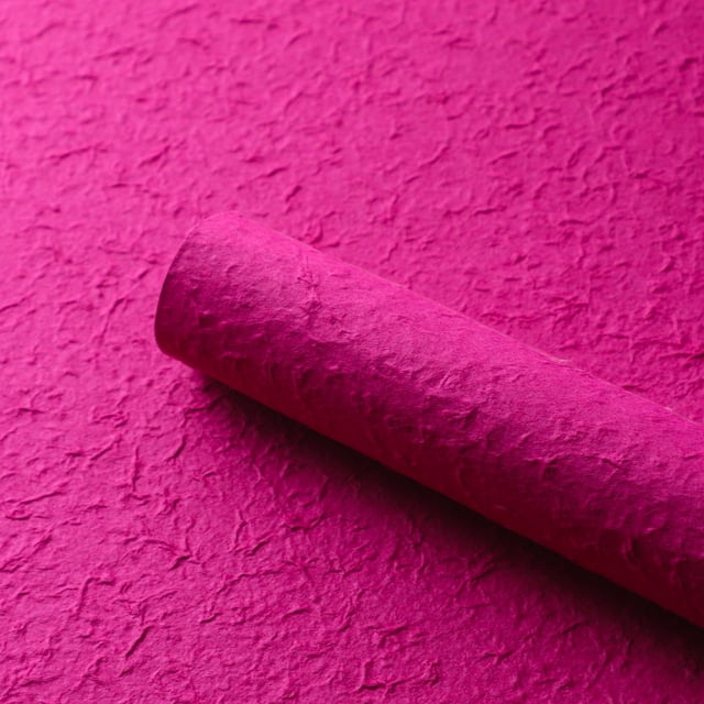 Nvzi Hand Tear Dongba Paper, Flower Bundle Packaging Paper, Flower Art Package, Flower Hand Tear Paper, Handmade Material Art Paper ( Pink)