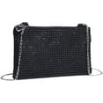 thumbnail image 2 of Women's Shiny Mini Rhinestone Square Bag Sparkle Clutch Purse Wedding Evening Party Handbags, 2 of 7
