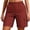 Red, variant on Aoiroe Women's Lightweight Hiking Cargo Shorts for Running Athletic Camping Travel Golf Beige L