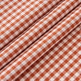 thumbnail image 4 of Checkered Square Tablecloth Stain Resistant Waterproof and Wrinkle Resistant Washable Heavy Weight Soft Table Cloth Gingham for Dining Room and Outdoor Use, 52 x 52 Inch Rust White, 4 of 6