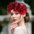 thumbnail image 7 of COMPUKAS Flower Wreath Headband Hair Floral Crown Ornament for Female Festival 1Pcs, 7 of 7
