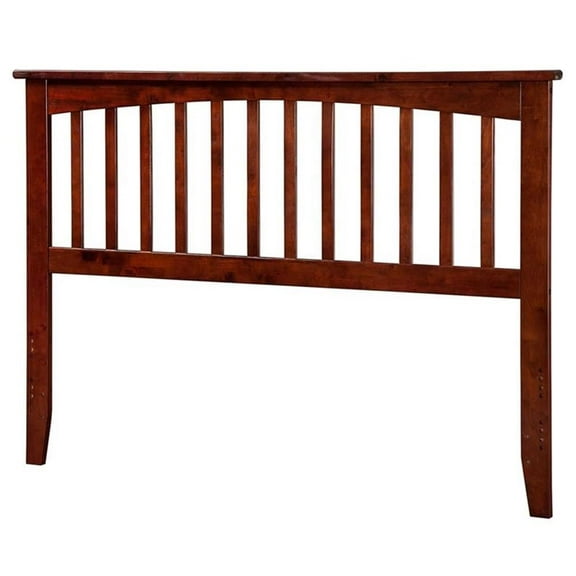 Leo & Lacey Mission Full Wood Headboard in Walnut