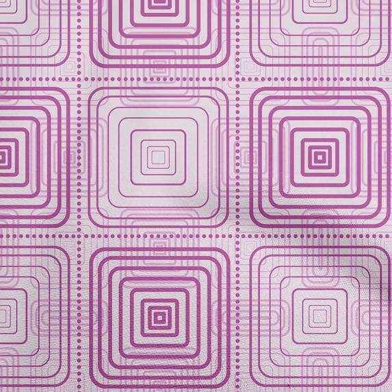 oneOone Cotton Jersey Fuschia Pink Fabric Geometric Craft Projects Decor Fabric Printed By The Yard 58 Inch Wide