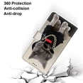 thumbnail image 7 of For Moto E6 Plus Case, Mantto PU Leather Phone Case With Hand Rope Strap Cute Painted Flip Card Wallet Credit Slots Magnetic Pattern Kickstand Cover For Motolora Moto E6 Plus, Cool Cat, 7 of 7