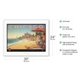 thumbnail image 2 of Chicago Illinois - Lake Michigan - Chicago and Southern Air Lines (C&S) - Edgewater Beach Hotel - Vintage Airline Travel Poster by Kerne Erickson - Fine Art Rolled Canvas Print 20in x 26in, 2 of 4