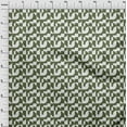 thumbnail image 4 of oneOone Cotton Jersey Green Fabric Geometrical Craft Projects Decor Fabric Printed By The Yard 58 Inch Wide, 4 of 5