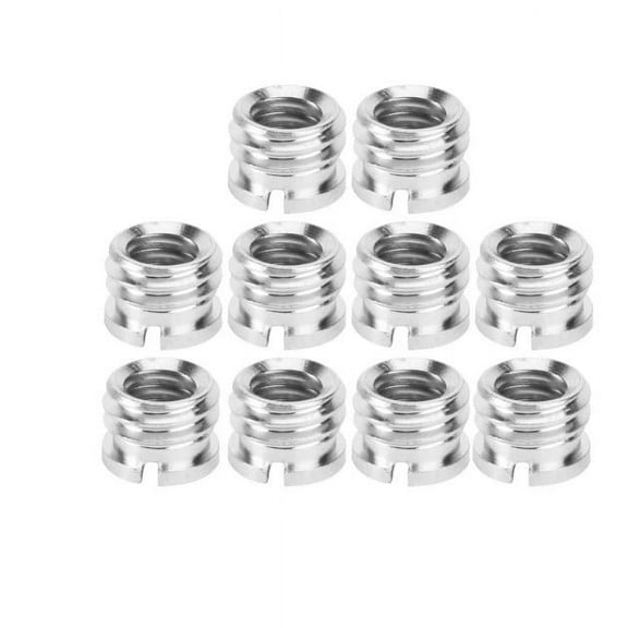 1/4" to 3/8" Camera Tripod Thread Adapter Convert Nut Screw Adapter(10PCS)