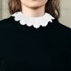 thumbnail image 4 of unbranded Collar Falso Para Mujer En Encaje Y Chiffon Ideal Para Looks Elegantes, 4 of 8
