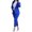 Royal Blue S, variant on 2 Pcs/Set Lady Formal Coat Pants Set Long Sleeves Double Buttons Tight Waist Cardigan Mid Length Jacket Straight High Waist Trousers Formal Business Commuting Outfit