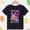 Black-11th, variant on MAWOTEA [Slim Fit Suggested Size Up] IT'S MY BIRTHDAY Pattern T-shirt, Funny K-POP Theme T-shirt for Kids,Size 3Years-12Years