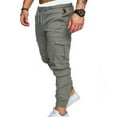 thumbnail image 1 of Men Slim Fit Jogger Cargo Pants Casual Outdoor Sweatpants with Pockets, 1 of 2