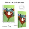 thumbnail image 3 of KLL Flying Frog On Branch Pattern Electrical Outlet Covers, 3" x 5" 1 Pack Electric Receptacle Plug Covers for Decorator Receptacle Outlet & Switch-Style T, 3 of 6