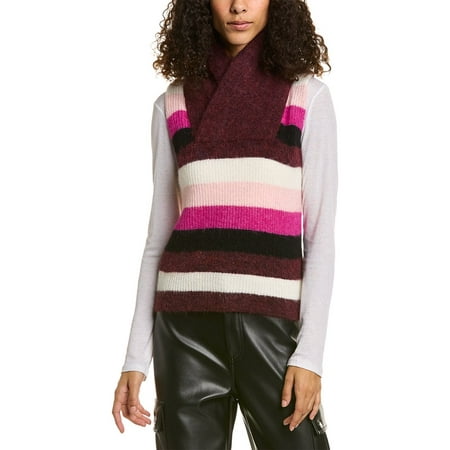 GANNI womens Alpaca & Wool-Blend Sweater, XXS, Pink