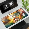 thumbnail image 3 of Hello Fall American Shorthair Football Welcome Autumn with Leaves Pumpkins Desk Mat Full Keyboard Mouse Pad Cat Lover Kitten Owner Gifts Large Mousepad - 00012, 3 of 5