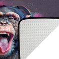 thumbnail image 4 of Monkey Rug & Home Decor-Cool Gorilla Black Area Rugs-Animal Monkey Rug Carpet Durable & Non-Slip Modern Rugs for Living Room Bedroom Man Cave Decorative-V69MP, 4 of 7
