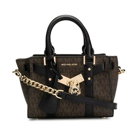 Michael Kors Nouveau Hamilton Ladies X-Small Two Tone Canvas Crossbody Bag 32H9G0HC0B292