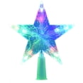 thumbnail image 3 of Estrella de árbol de Navidad Adorno de árbol de Navidad multicolor Adorno de árbol de Navidad Estrella de árbol de Pascua Adorno de árbol de Navidad ligero que funciona con pilas para Navidad Xemadio LKX-2070, 3 of 8