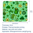 thumbnail image 5 of Saint Patrick's Day Printed Gaming Mousepad Desk Mat, Non-Slip Rubber Bottom Mouse Mat 8.3x9.8 Inch - Suitable for Office and Gaming, 5 of 6