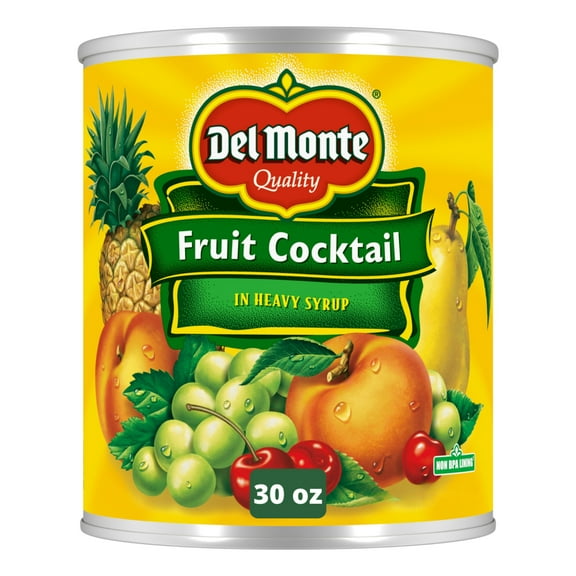 Del Monte Fruit Cocktail in Heavy Syrup, 30 oz Can, Canned Fruit