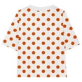 thumbnail image 6 of WQQZJJ Summer T-shirt for Girls, Polka Dot Printed Fashion Tops Casual Crew Neck Short Sleeve Shirt Home Loose Clothing, 6 of 7