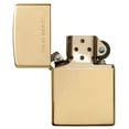 thumbnail image 7 of Zippo High Polish Solid Brass Pocket Lighter, 7 of 7