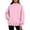 #0183-Pink, variant on Neewe Women's Casual Crew Neck Sweatshirts Raglan Long Sleeve Patchcolor Tunic Tops Loose Pullovers