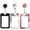 Marble pattern set-B, variant on SIMDOO 3 Pack Badge Holder with Retractable Reel Carabiner, Heavy Duty Marble Ink ID Card Name Tag Holders for Nurse Office Worker Student