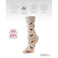 thumbnail image 6 of MeMoi Women's American Beagle Bamboo Blend Crew Socks - Womens - Female, 9-11, Crockery, 6 of 7