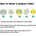 thumbnail image 6 of 7 in 1 Reusable Menstrual Pads, Bamboo Cloth Pads for Heavy Flow with Wet Bag, Large Washable Overnight Soft Cloth Sanitary Pads Panty Liners Period Pads, 6 of 8